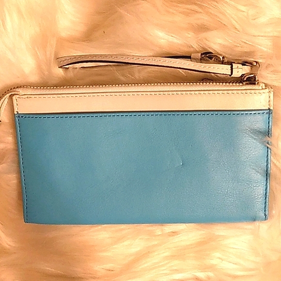 Brand New COACH Legacy Colorblock Leather Large Zippy Wallet/Wristlet - Picture 16 of 16
